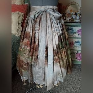 Lolita - Plus Size Oil Painting Series Early Summer Skirt